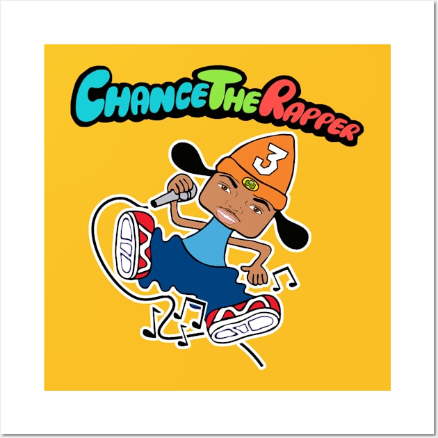 Parappa/Chance The Rapper Wall Art by Barnyardy